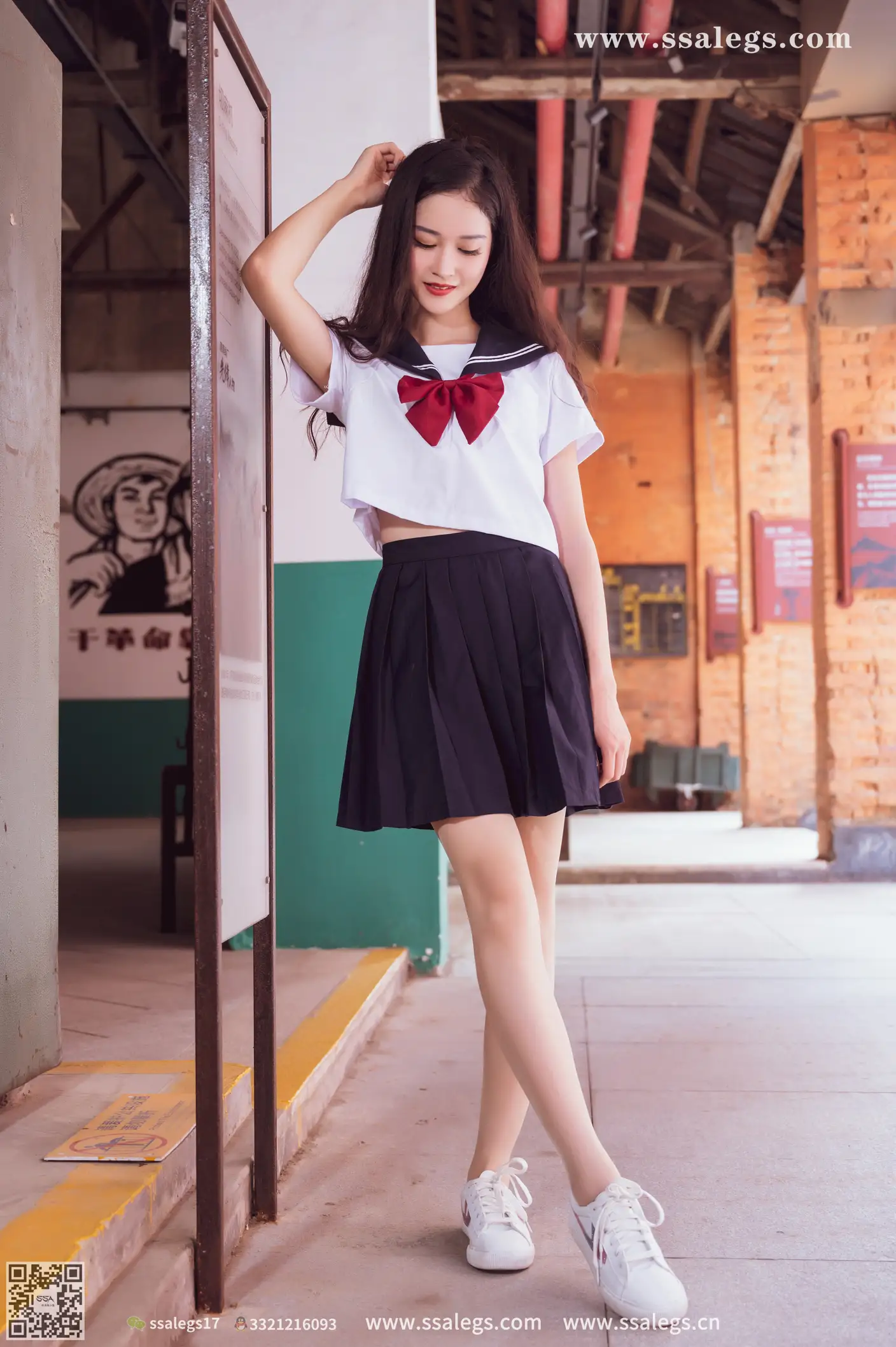 [Mzsock] NO.422 Manman white jk uniform flesh photo (Part 2) silk club#[124P]-16