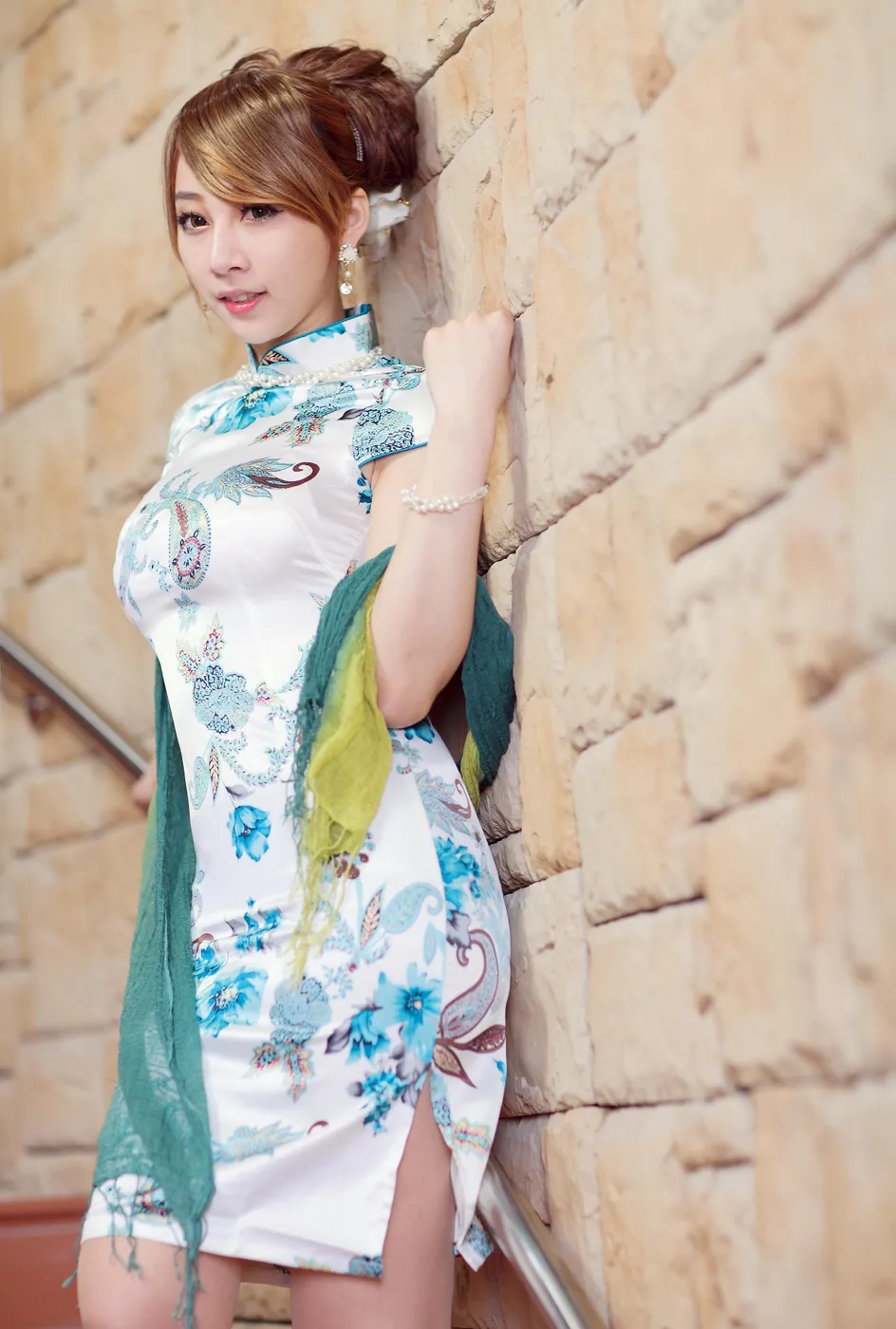 [Mzsock] NO.212 Xiaoyou short cheongsam, stockings, high heels and beautiful legs street photography#[78P]-45